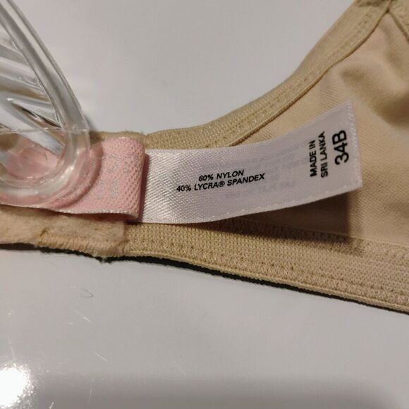 Victorias Secret Like New 34B Y2K Vintage Unlined Full Cups Underwire Tan - Picture 9 of 12